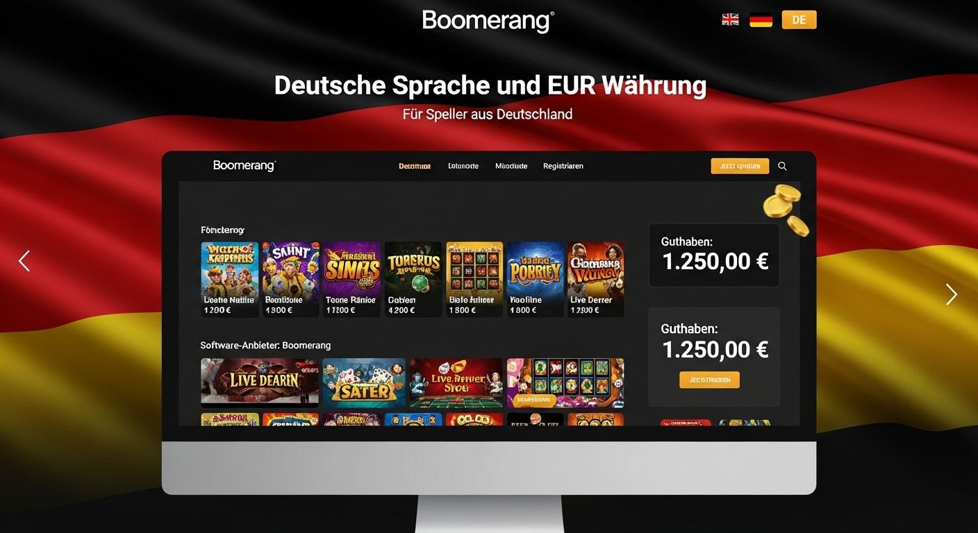 Unterstützung der lokalen Sprache und Währung boomerang casino